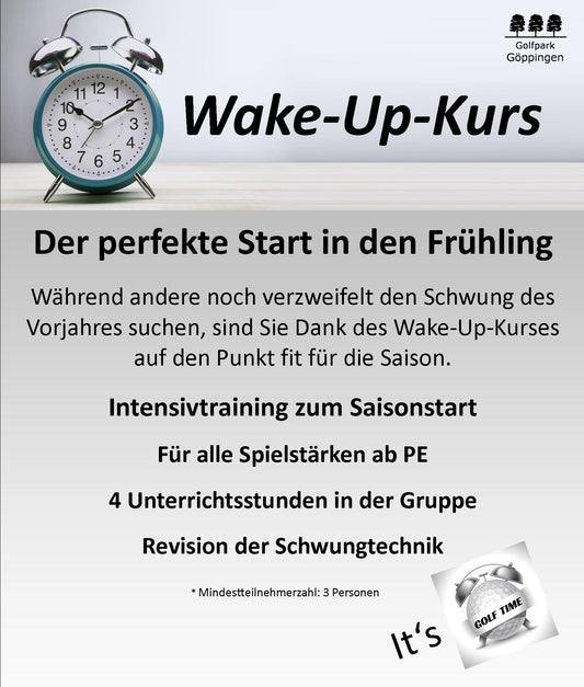 Wake-Up-Kurs