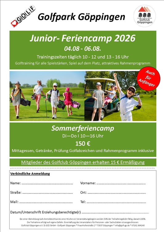 3-tägiges Sommerferien-Camp für Kinder und Jugendliche